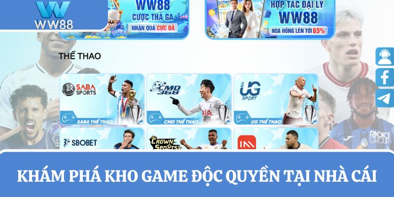 Khám phá kho game độc quyền tại nhà cái