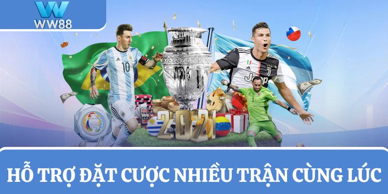 Chọn tham gia được nhiều trận để không bỏ lỡ môn Thể thao WW88 nào