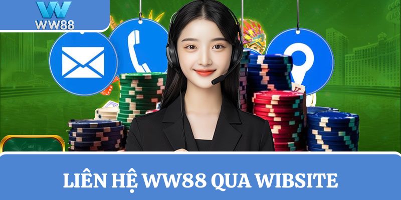 Nhắn tin qua website của WW88 nếu bạn gặp vấn đề hoặc có thắc mắc