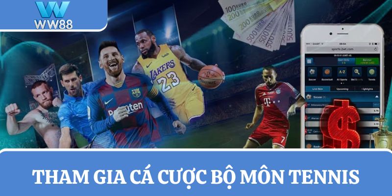 Tennis ngày càng được yêu thích bởi tính thú vị mang lại